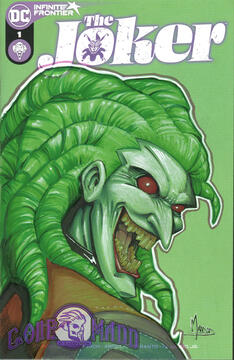 Animated Batman Joker Sketch Cover