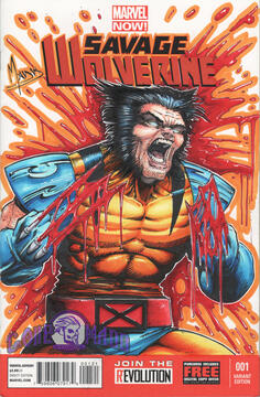 Savage Wolverine Sketch Cover